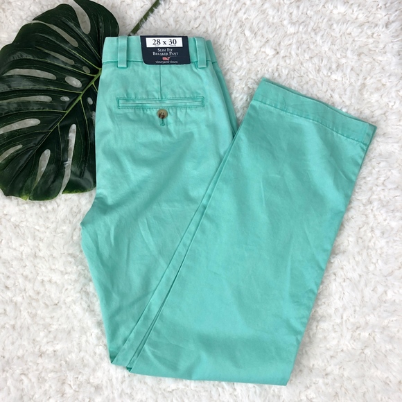 Vineyard Vines | Slim Fit Breaker Pant Teal Aqua - Picture 3 of 5